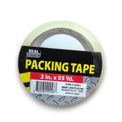 [TEMP-PP-000416] Packing Tape 2" 55YDS Clear Real Tough
