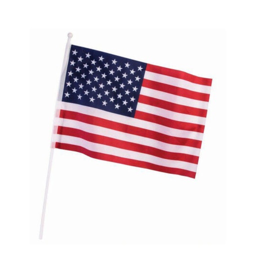 [Happy -04210] Happy 4th - American Pride Flag 12ct/Display Each